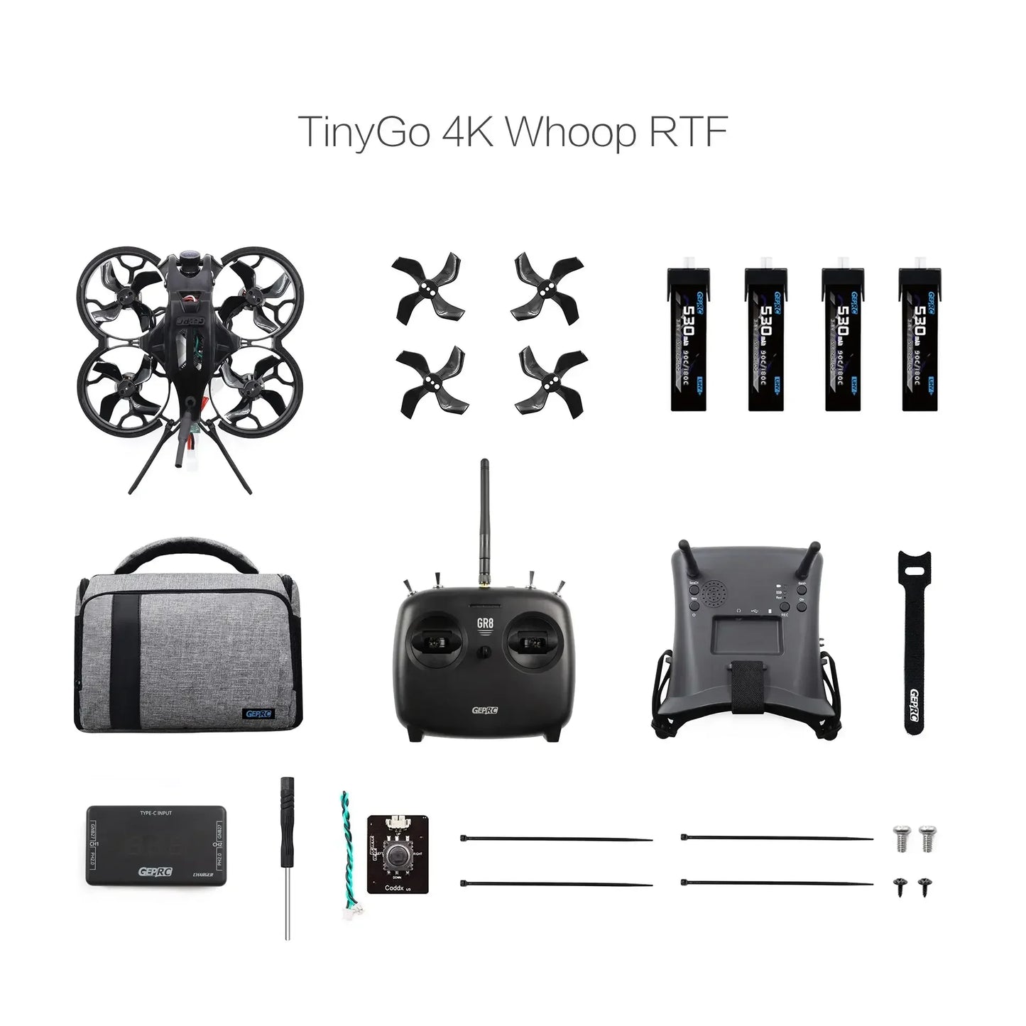 GEPRC TinyGO 4K FPV Drone, RTF V1.3