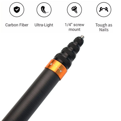 3m Carbon Fiber Invisible Selfie Stick