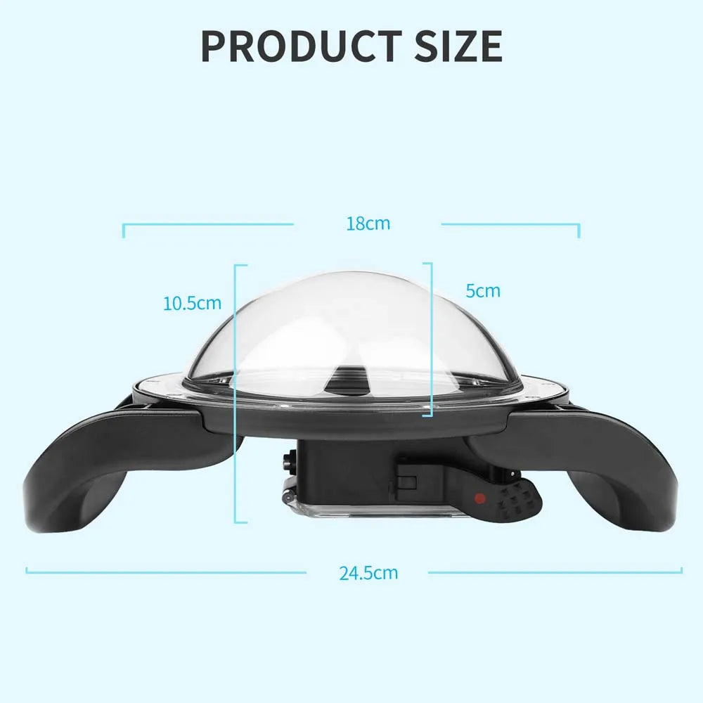 Underwater Dome Port for GoPro Hero 12 11 10 9