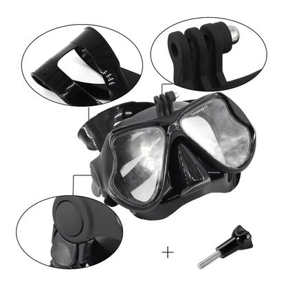 Professional Action Camera Diving Mask