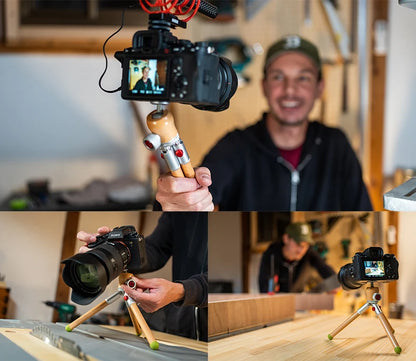 Ifootage Solid Wood Desktop Tripod