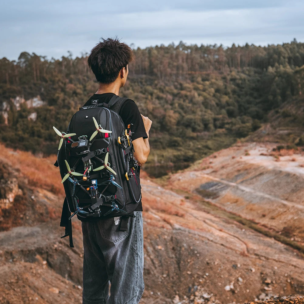 iFlight Camera or FPV Drone Backpack, Integrated RGB Lights